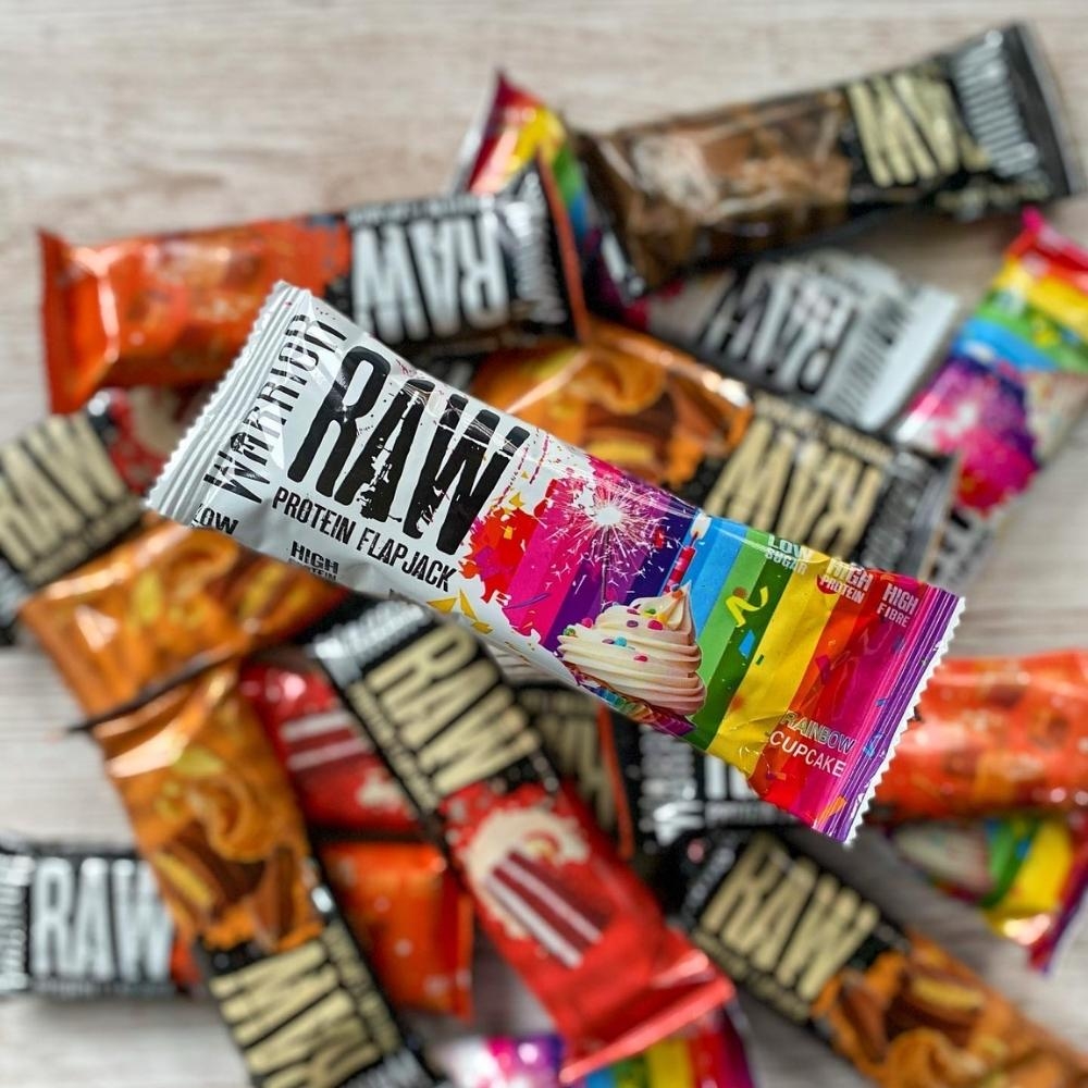 Warrior Raw Protein Flap Jack - Bánh Protein, bữa ăn phụ chất lượng, bổ sung protein, chất xơ, carb