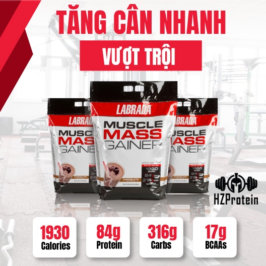 MUSCLE MASS GAINER - SỮA TĂNG CÂN CHẤT LƯỢNG (12 LBS)