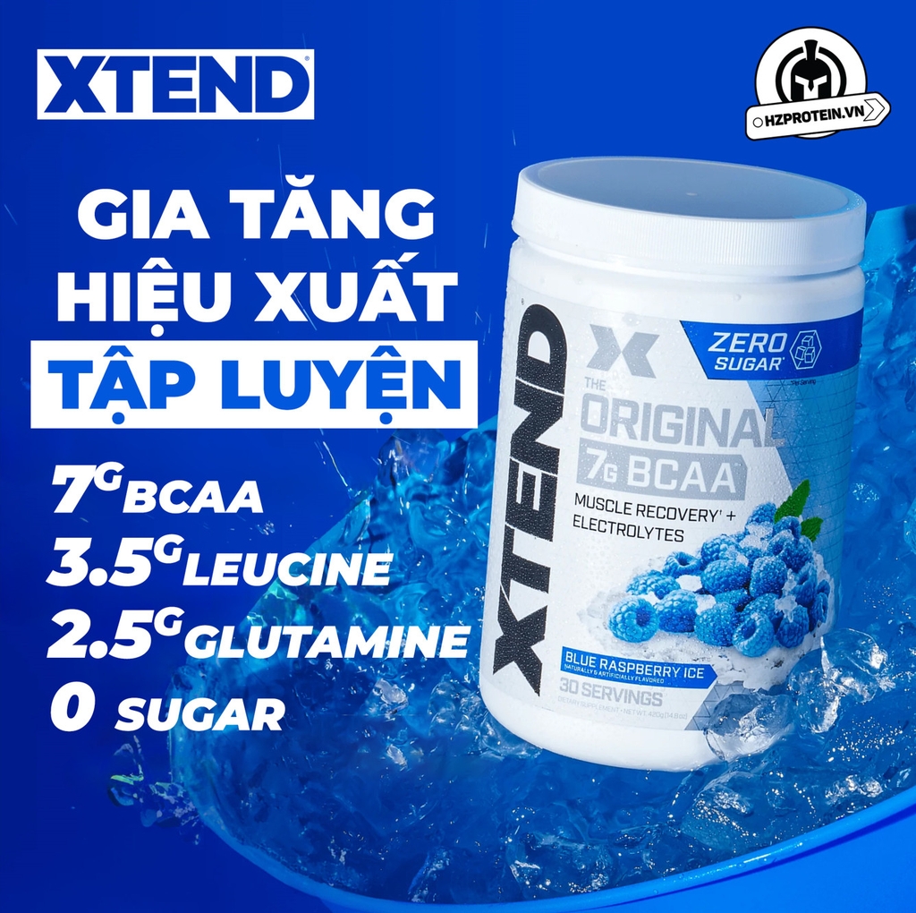 XTEND BCAA - PHỤC HỒI CƠ BẮP, TĂNG SỨC BỀN (30 LẦN DÙNG)