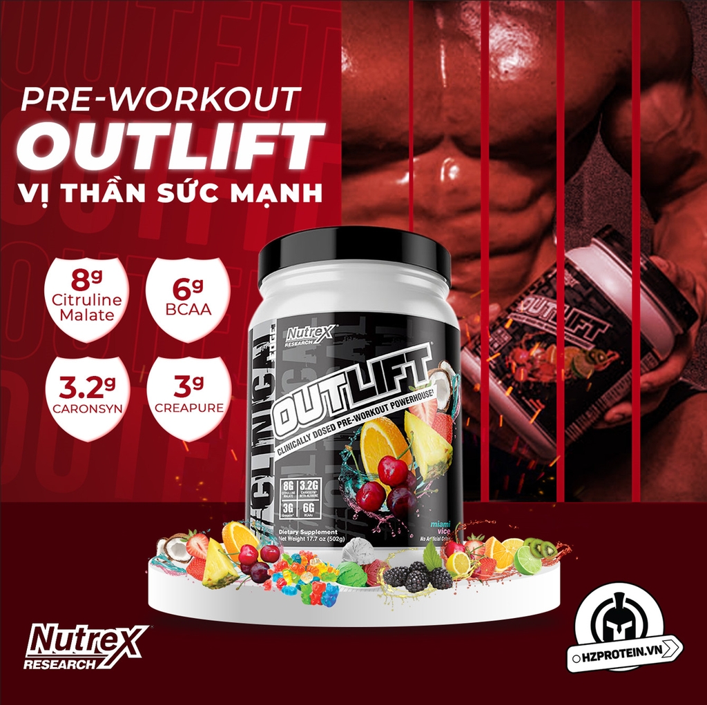 NUTREX OUTLIFT (20 LẦN DÙNG)