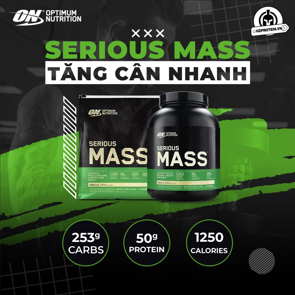 ON SERIOUS MASS GAINER - SỮA TĂNG CÂN CHẤT LƯỢNG (6 LBS)