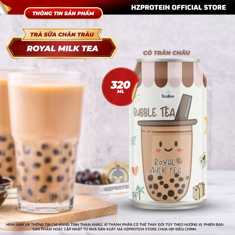 TEALISE READY TO DRINK 320ML - TRÀ SỮA 2 VỊ THƠM NGON