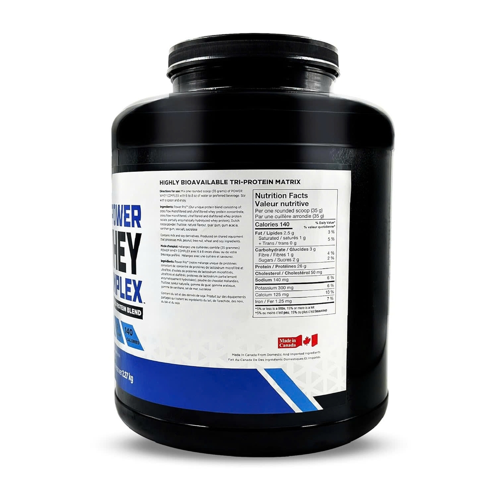 Sữa Tăng Cơ Power Whey Complex BioX – Hộp 2.27kg