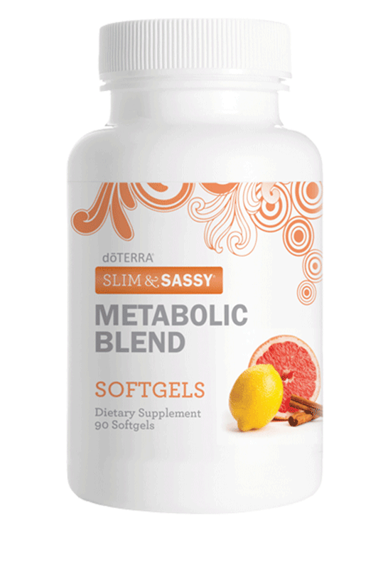 Slim & Sassy Metabolic Blend Softgels chứa hỗn hợp tinh dầu Slim & Sassy độc quyền của doTERRA trong gel mềm tiện lợi để giúp bạn đạt được mục tiêu quản lý cân nặng một cách lành mạnh, tự nhiên. Hàng USA. Giá 48$/Hủ 90 Viên.( Giá chưa bao gồm ship.)