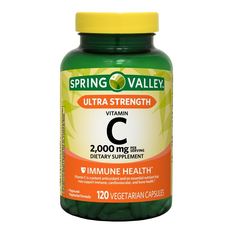 Vitamin C, loại Ultra Strength 2000 mg, 120 Viên/Hủ. Hàng chuẩn USA