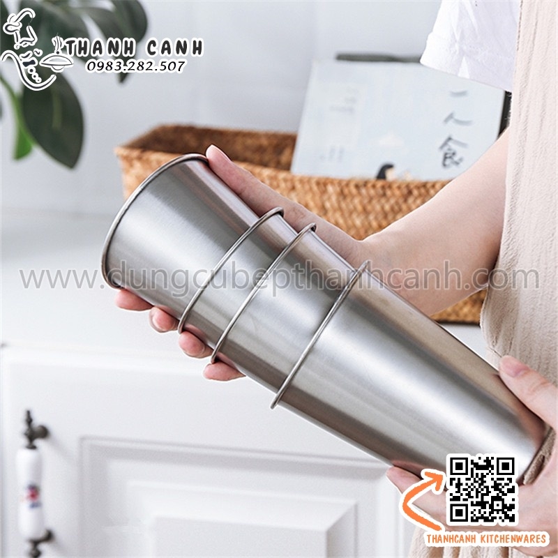 Cốc inox 350ml, cốc inox 500ml