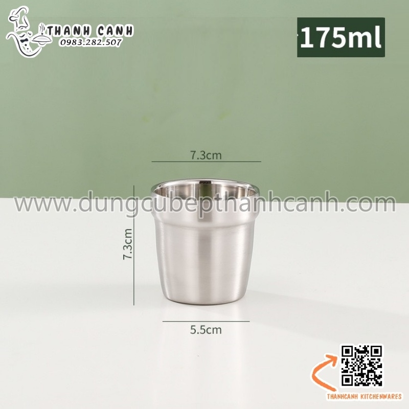Cốc inox hai lớp