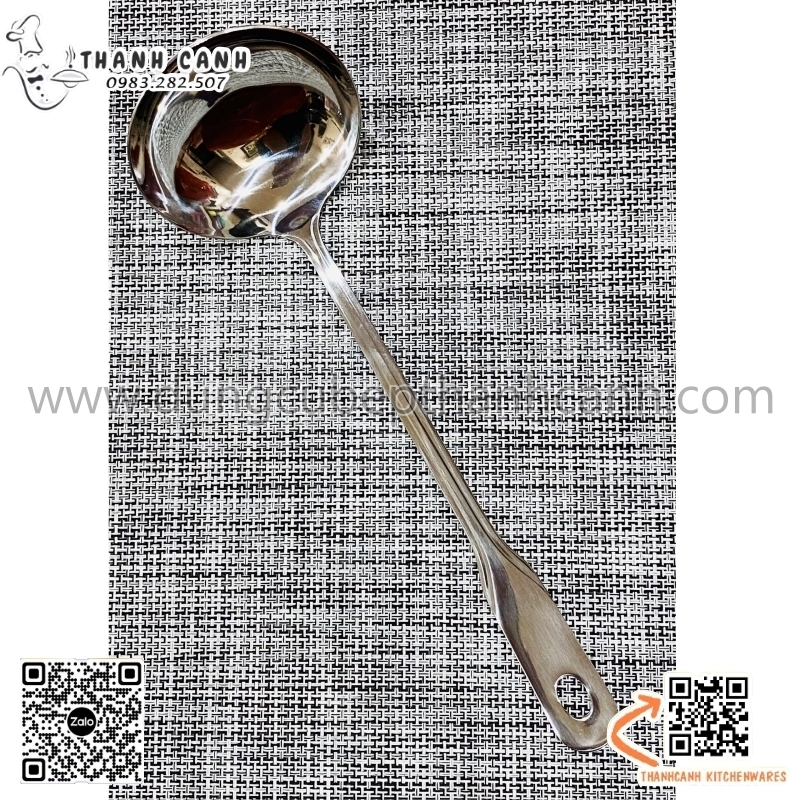 Muôi múc canh inox, vá canh inox RH, muôi inox, vá canh inox