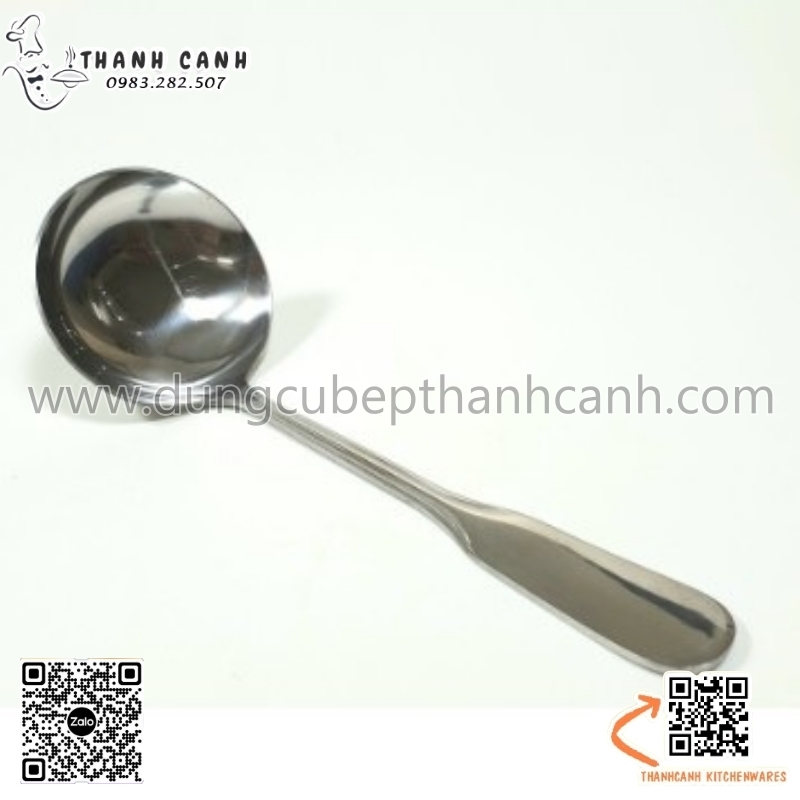 Muôi múc canh inox, vá canh inox RH, muôi inox, vá canh inox
