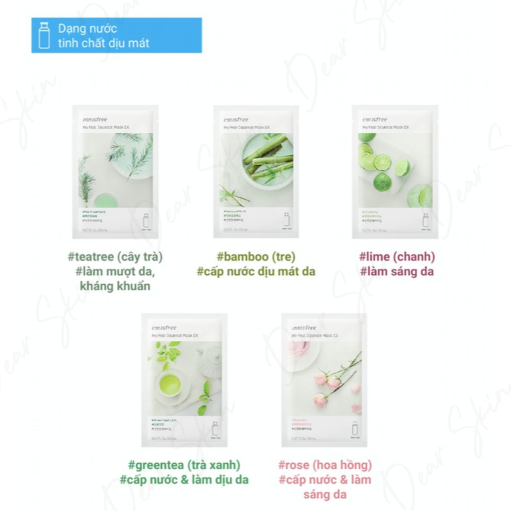 Innisfree Mặt Nạ My Real Squeeze Mask 20ml