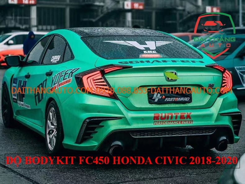 Honda Civic độ body kit phiên bản hiệu suất cao Type R  Xe 360