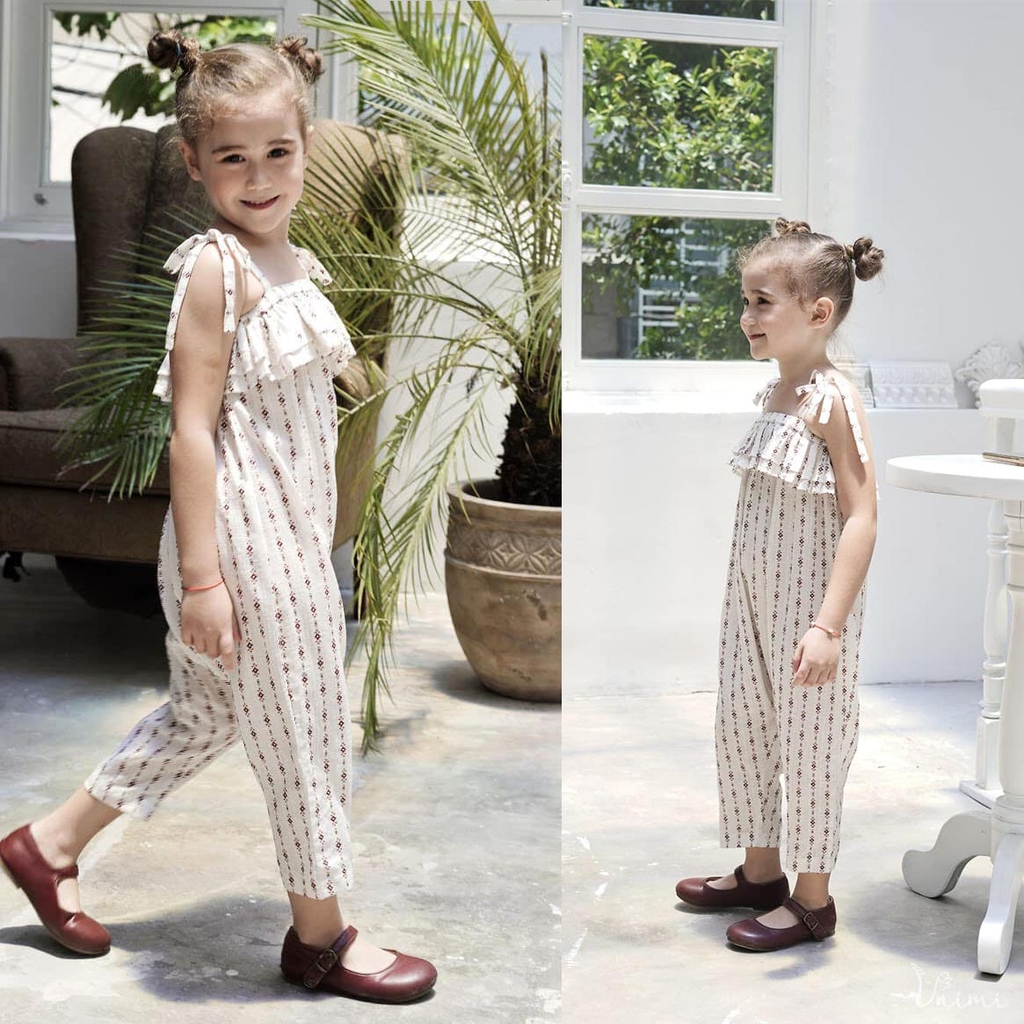 Áo liền quần Leila Jumpsuit siêu cưng cho bé gái MamLa