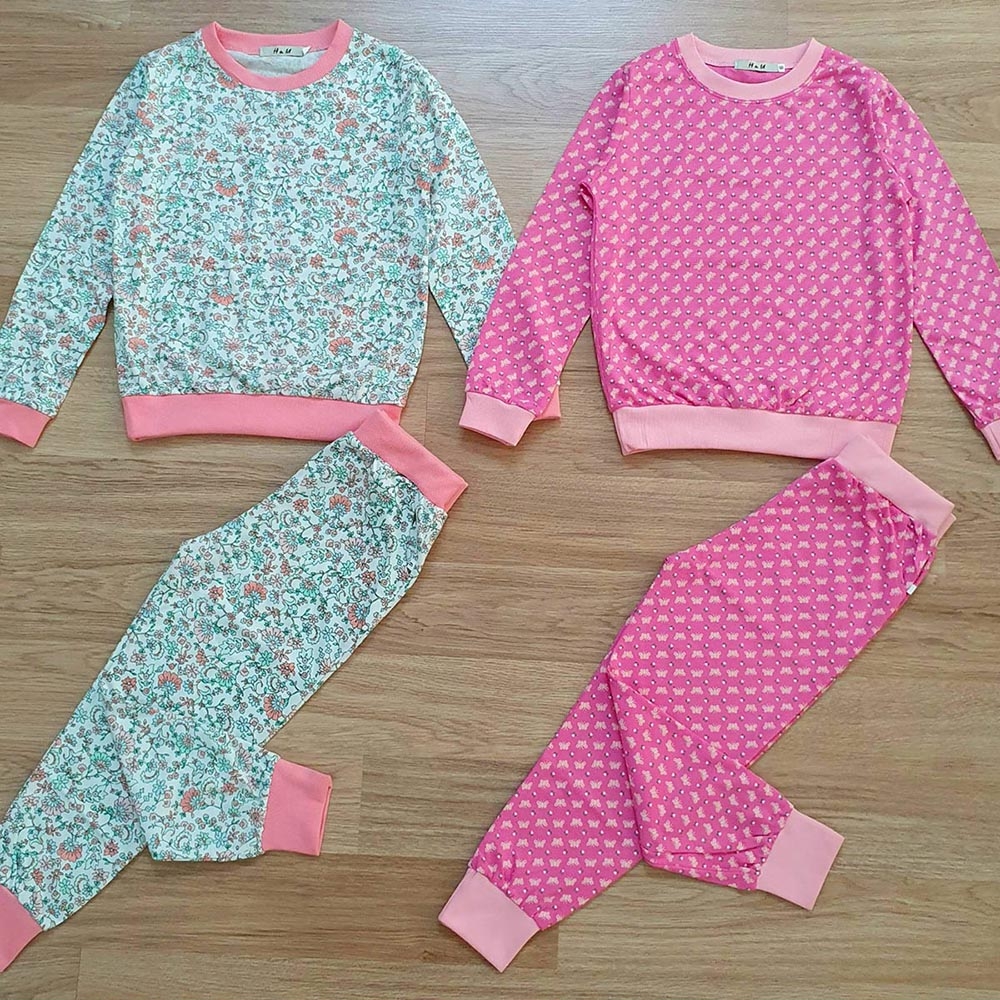 Đồ bộ mặc nhà mặc ngủ thun cotton H&M cho bé trai bé gái MamLa