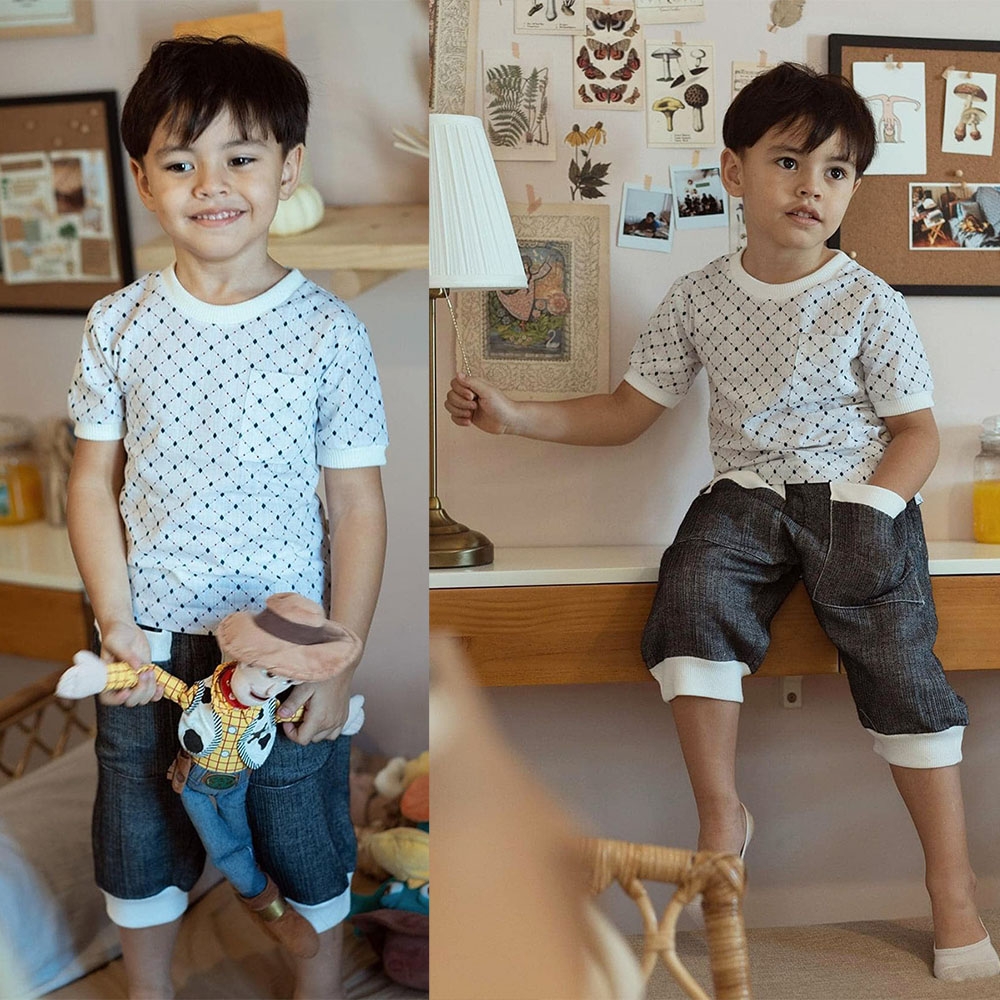 Quần dài cho bé trai Brat bo thun MamLa