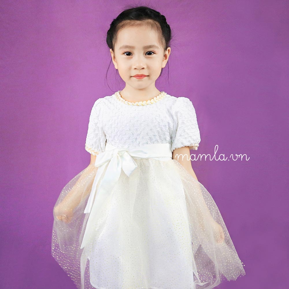 DV524 - Đầm Babydoll Tiểu Thư Cho Bé Hoạ Tiết Hoa | Đầm & Váy Bé Gái |  moby.com.vn