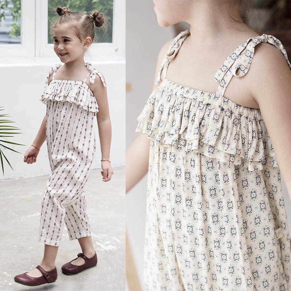 Áo liền quần Leila Jumpsuit siêu cưng cho bé gái MamLa