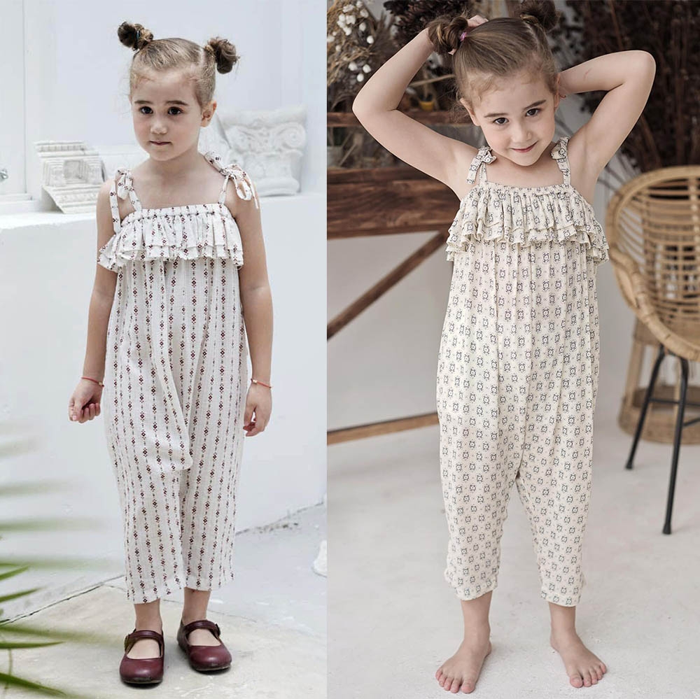 Áo liền quần Leila Jumpsuit siêu cưng cho bé gái MamLa