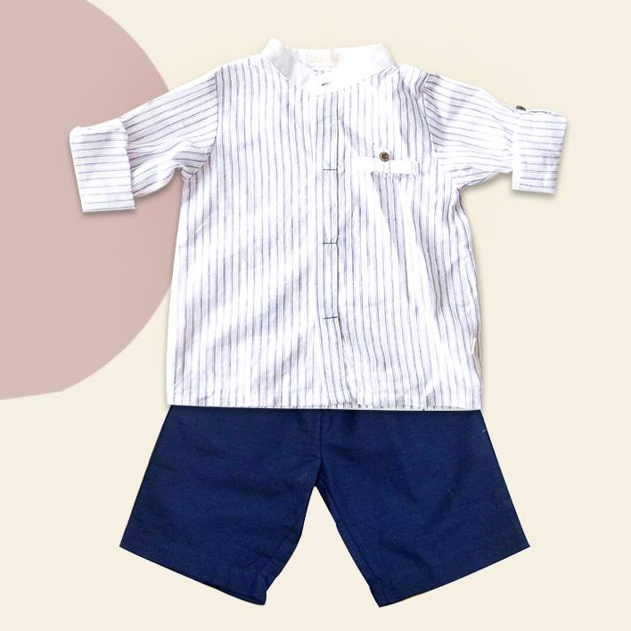 Quần lửng trơn cho bé gái bé trai lưng thun MamLa