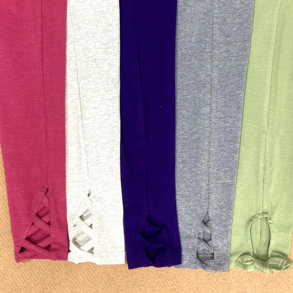 Legging bé gái set 3 chiếc 3 họa tiết và màu khác nhau quần dài ôm giãn cực tốt MamLa