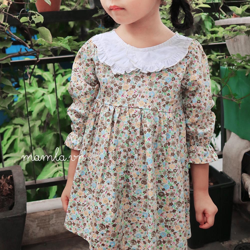 Mã B514: đầm váy cotton cao cấp Pháp mùa hè hoa mới giản dị phong cách cổ  điển ChamCham Shop