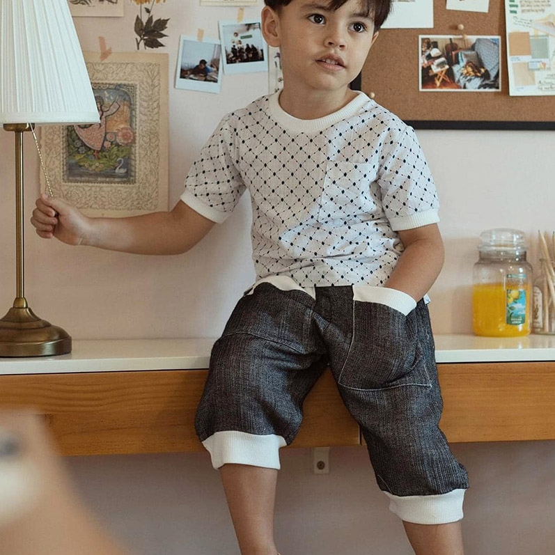 Quần dài cho bé trai Brat bo thun MamLa