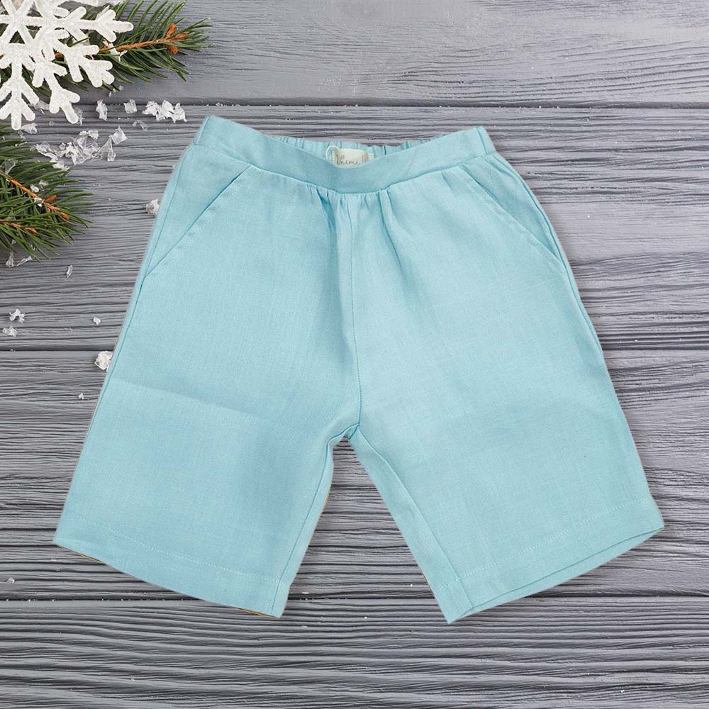 Quần lửng trơn cho bé gái bé trai lưng thun MamLa