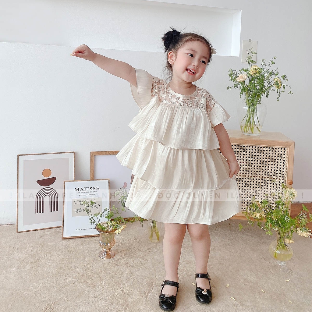 Váy công chúa bé gái 2-9 tuổi cộc tay Chân váy đính kim sa, Đầm ren cho bé  cao cấp điệu đà đáng yêu | Lazada.vn