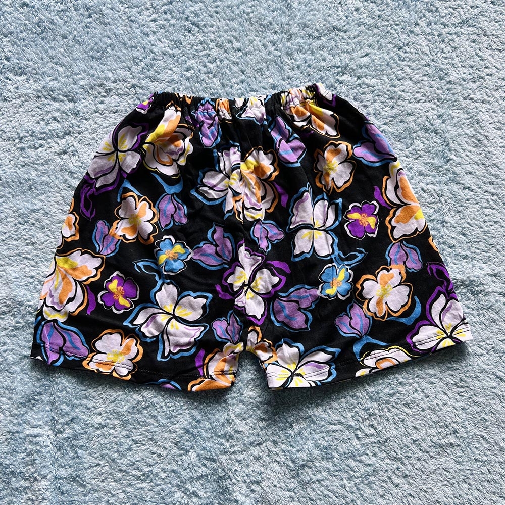 Quần đùi bé trai bé gái thun cotton co giãn nhiều họa tiết ngẫu nhiên MamLa
