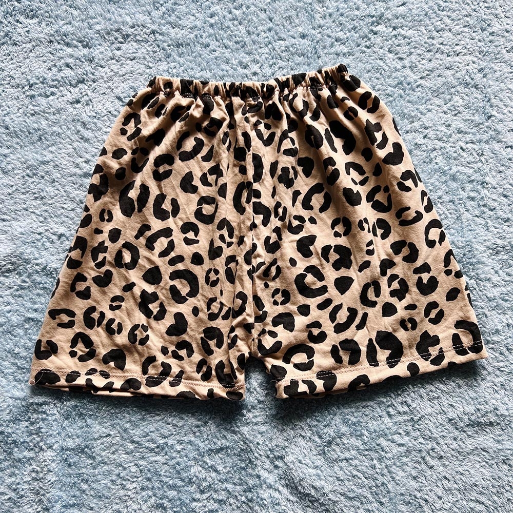 Quần đùi bé trai bé gái thun cotton co giãn nhiều họa tiết ngẫu nhiên MamLa