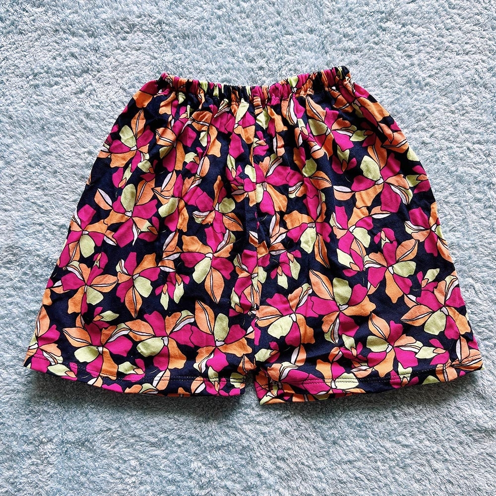 Quần đùi bé trai bé gái thun cotton co giãn nhiều họa tiết ngẫu nhiên MamLa