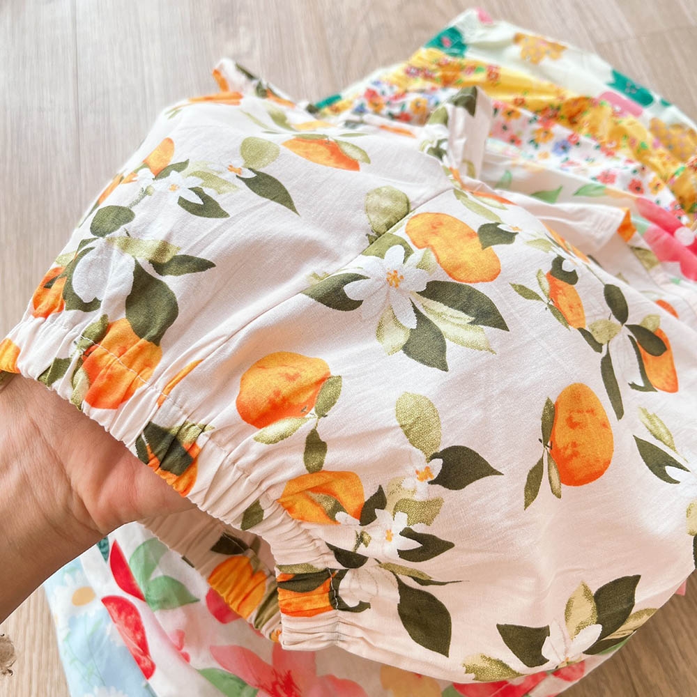 Quần đùi Bé gái nhiều họa tiết màu sắc xinh xắn MamLa