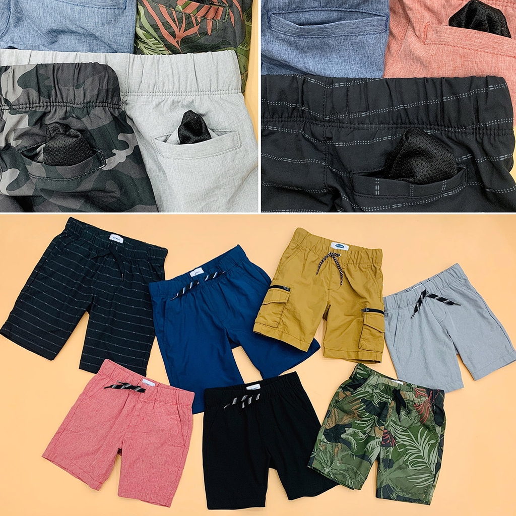 Set 2 quần short bé trai Old Navy dễ phối đồ giao ngẫu nhiên 2 màu khác nhau MamLa