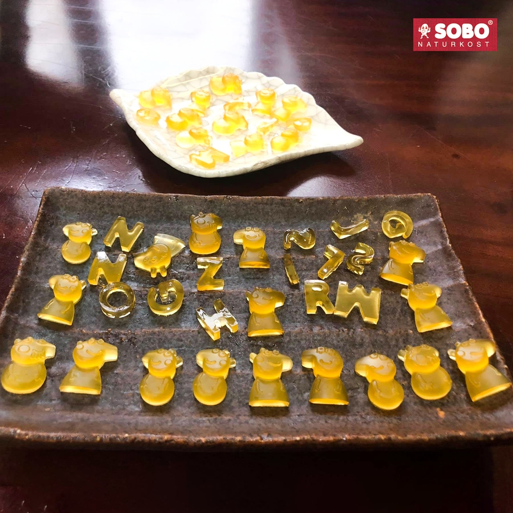 Gelatine hữu cơ dạng lá Sobo( 6 lá )