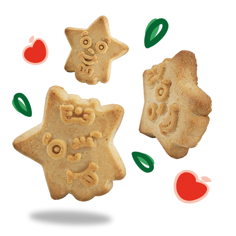 Bánh quy táo cà rốt hữu cơ cho bé Sottolestelle 300g