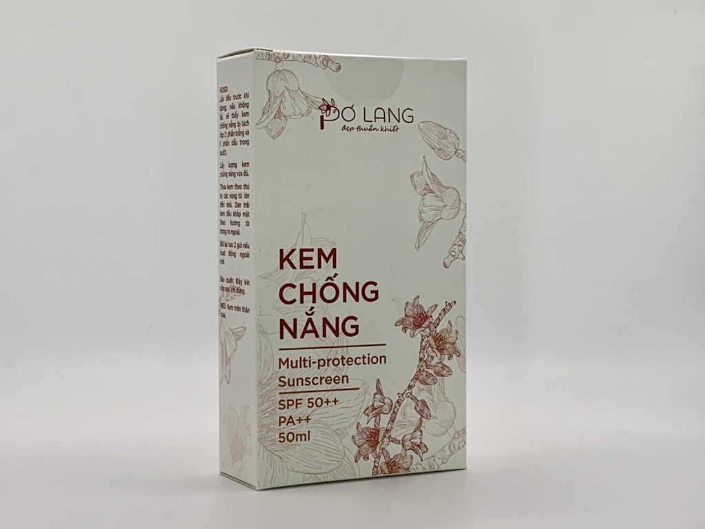 Kem chống nắng Pơ Lang SPF 50+, PA++ bảo vệ hoàn hảo cho làn da khỏe mạnh dưới ánh nắng mặt trời