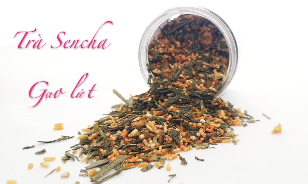 Trà Sencha gạo lứt HYGIE