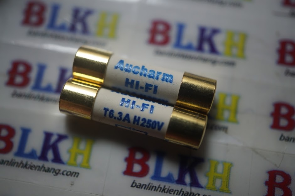 Cầu chì âm thanh HIFI 5x20 6.3A chính hãng Aucharm / Rod Rain