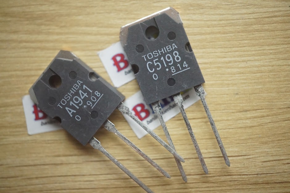 Cặp IC Transistor A1941 1941 2SA1941 C5198 5198 2SC5198 TO-247 chính hãng Toshiba