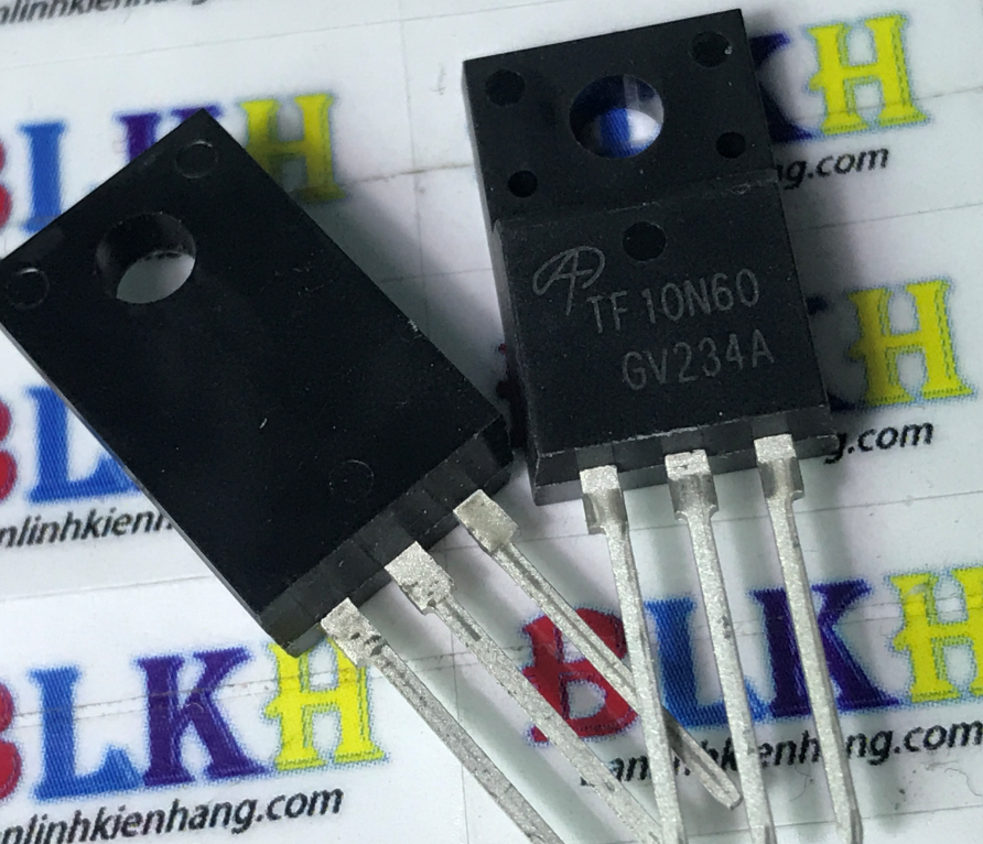 IC Mosfet kênh N TF10N60 AOTF10N60 10A 600V TO-220F chính hãng Alpha ...