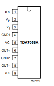 IC Công suất âm ly TDA7056A 7056 SIP-9 chính hãng NXP PHILIPS