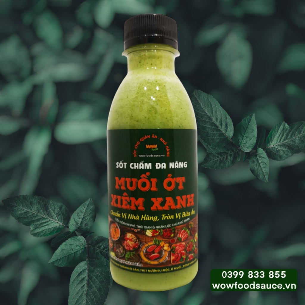 SỐT CHẤM MuỐI Ớt XIÊM XANH