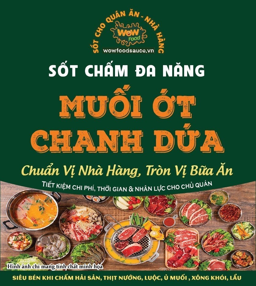 SỐT CHẤM MUỐI ỚT CHANH DỨA