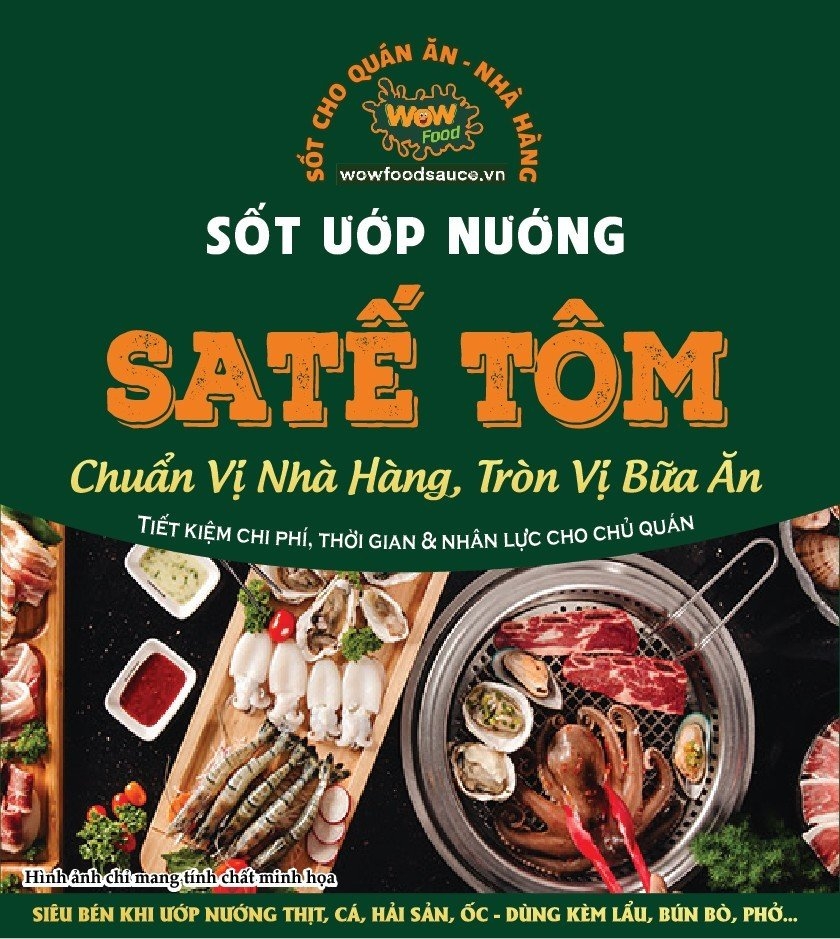 SỐT ƯỚP SA TẾ TÔM