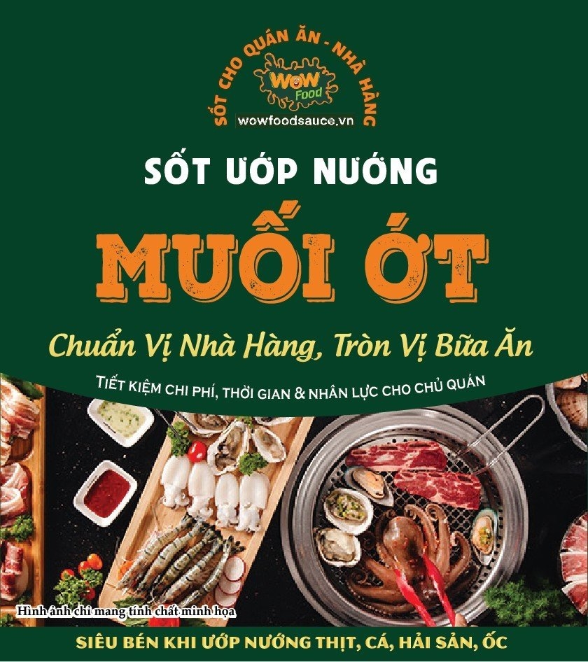 SỐT ƯỚP MuỐI Ớt