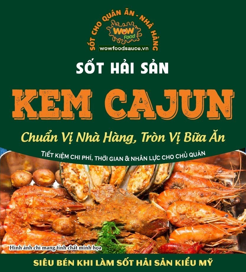 SỐT HẢI SẢN CAJUN