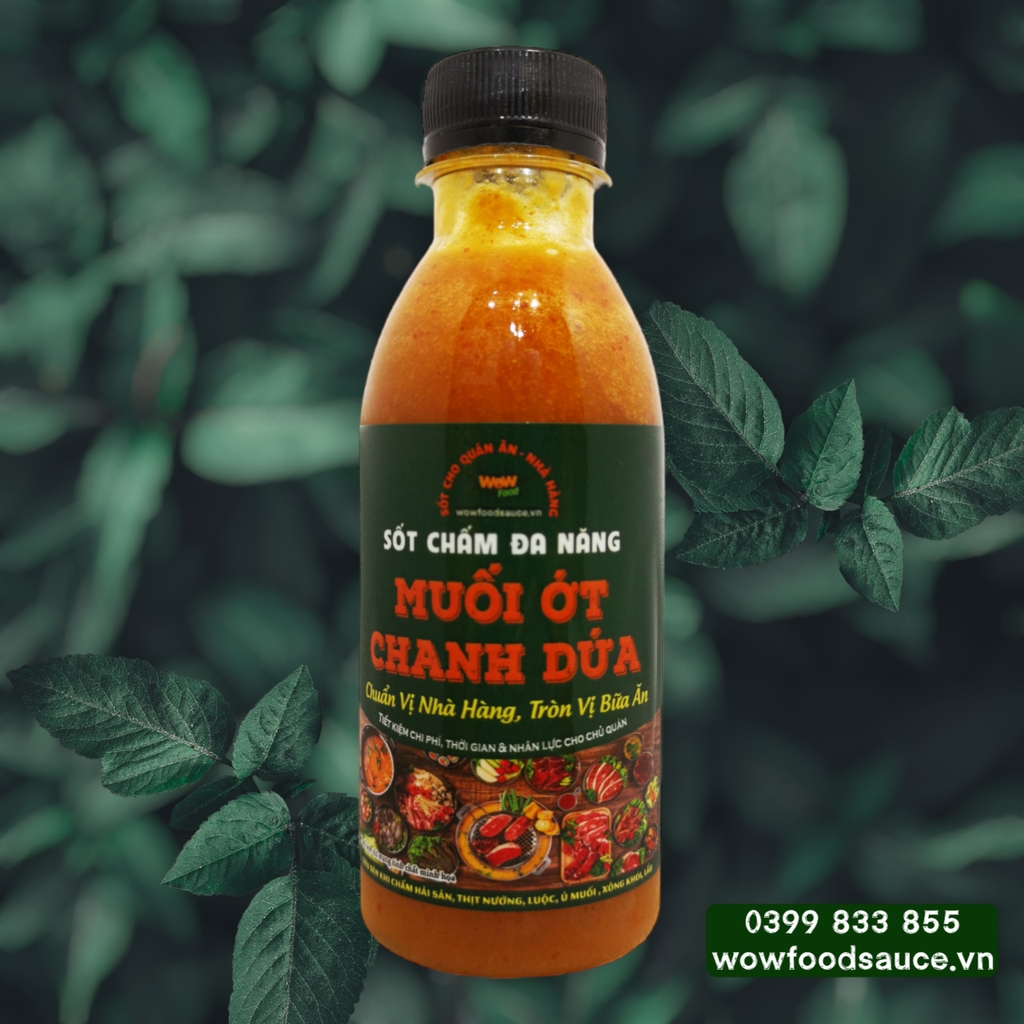 SỐT CHẤM MuỐI Ớt CHANH DÂY