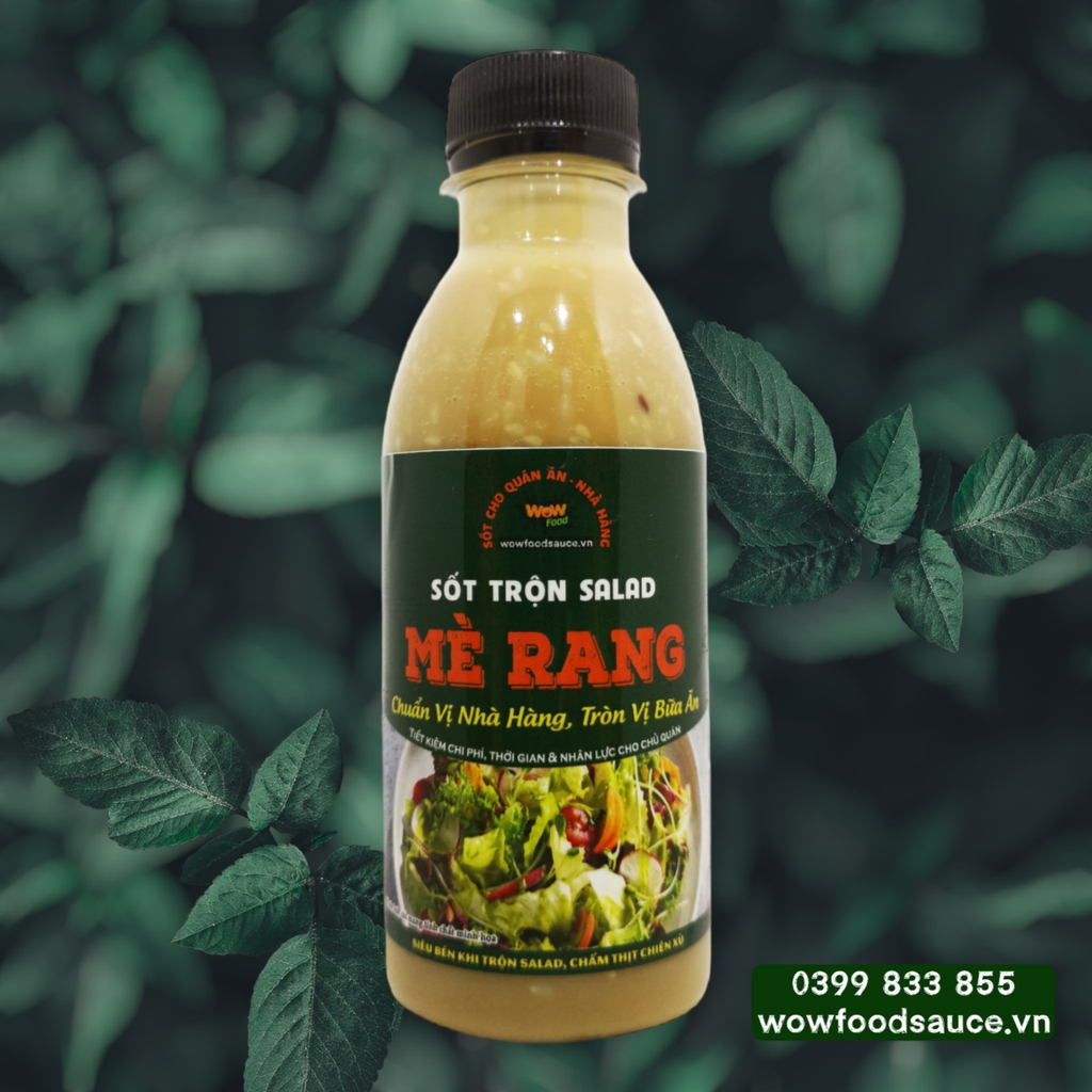 SỐT TRỘN SALAD MÈ RANG