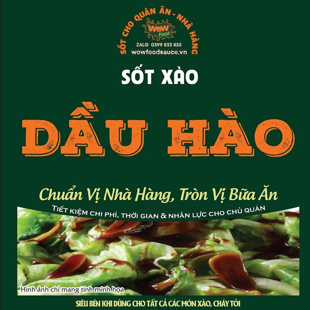 SỐT XÀO DẦU HÀO