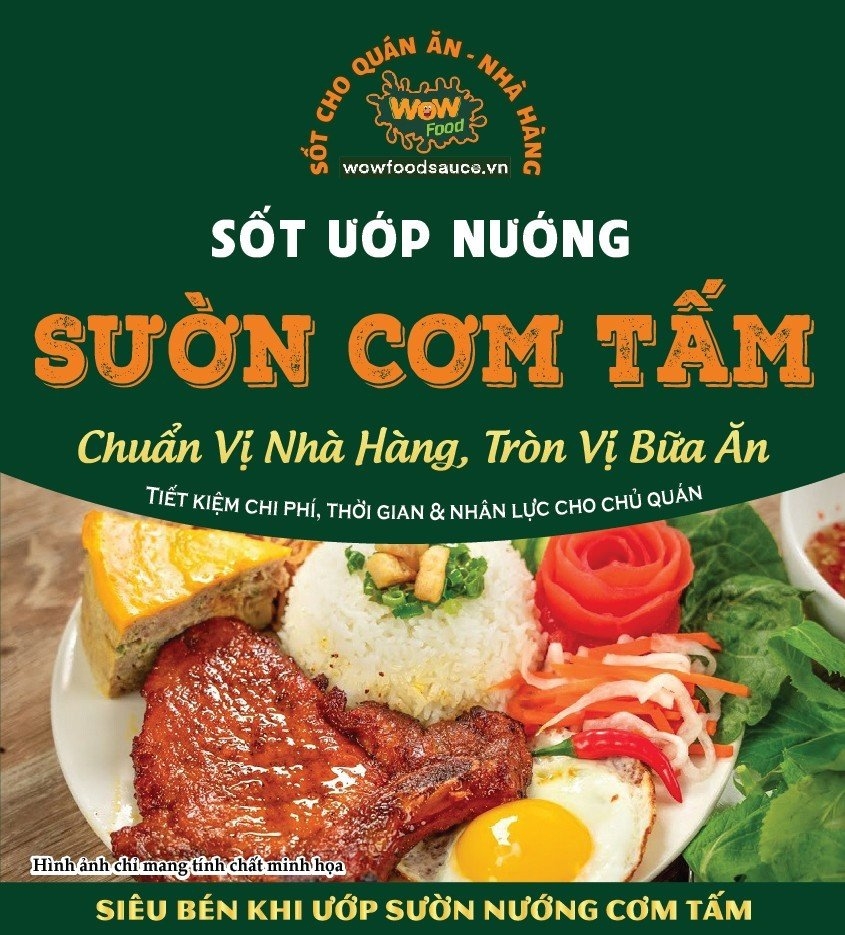 SỐT ƯỚP SƯỜN CƠM TẤM
