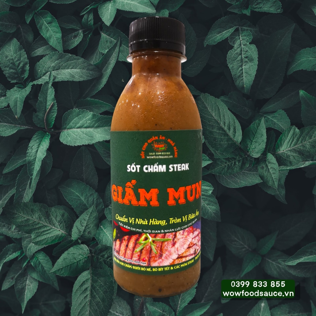 SỐT CHẤM STEAK GIẤM MUN
